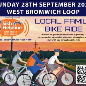 SIKH HELPLINE WEST BROM LOOP BIKERIDE 28TH SEPT 2025 (1 x entry per person only)